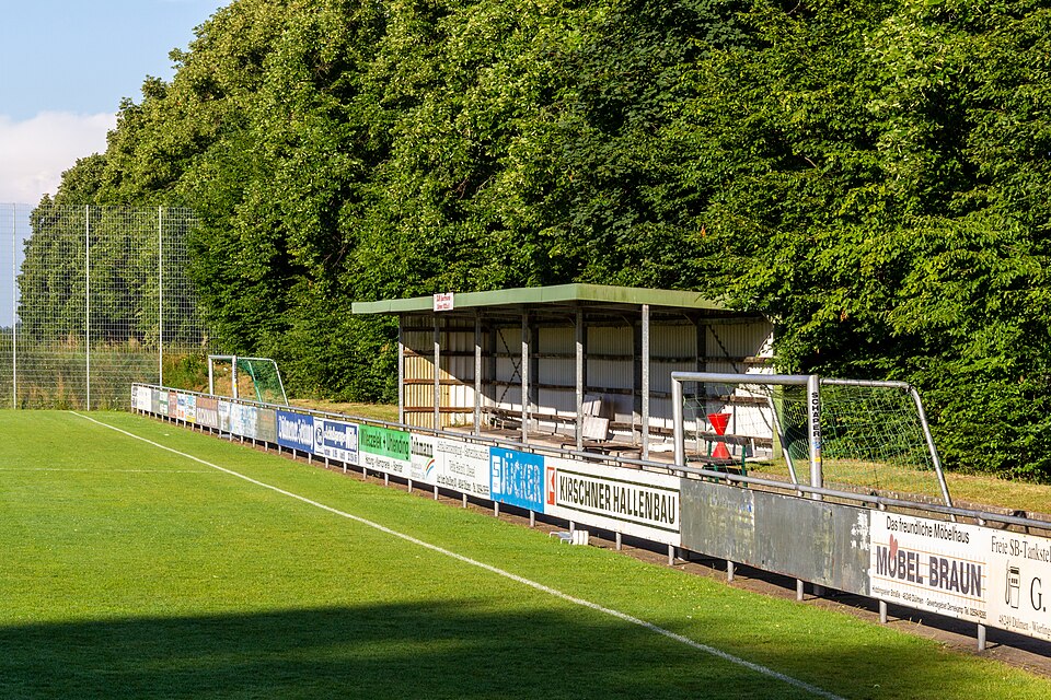 Hinchas viendo un partido europeo en un bar deportivo
